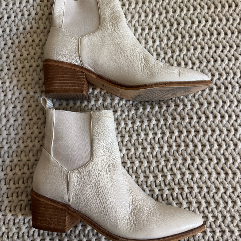 Chinese Laundry Cream Ankle Booties